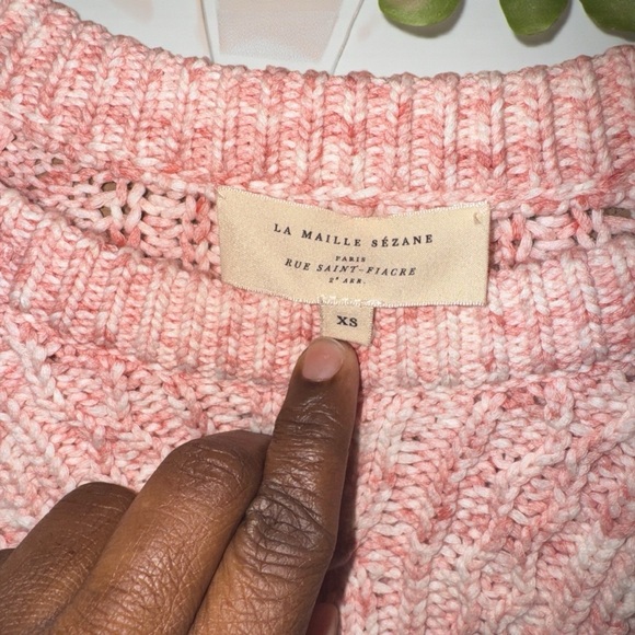 22. La Maille Sezane Crew Neck Sweater EUC - Picture 5 of 11